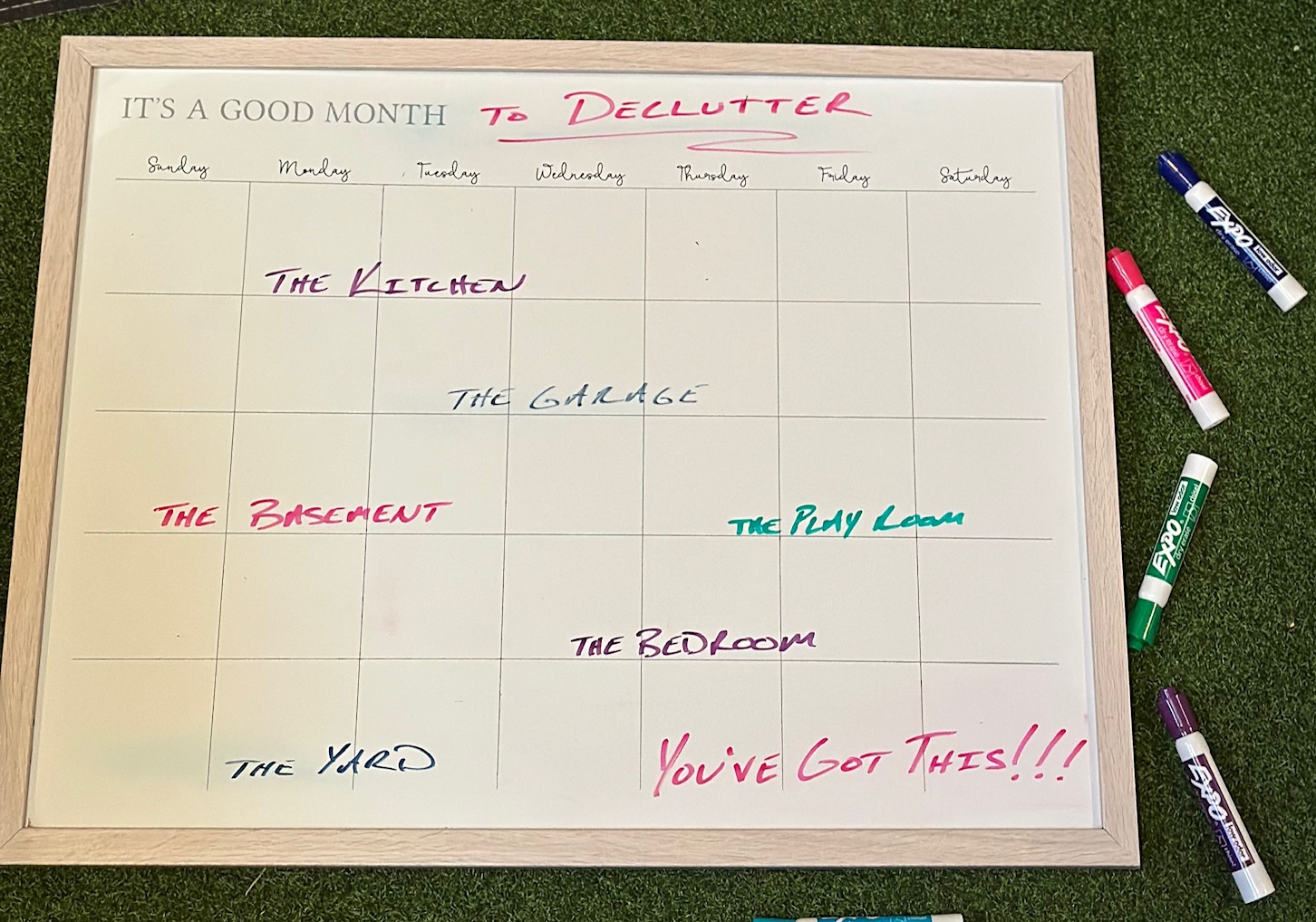 Get back on Track with a “Decluttering Schedule”